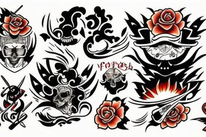 Father Mother Brothers tattoo idea