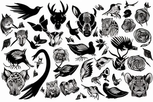 Wildlife Matching brother tattoo tattoo idea