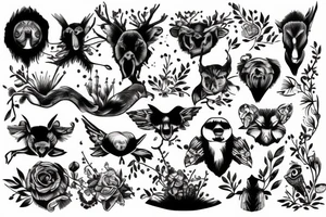 Wildlife Matching brother tattoo tattoo idea