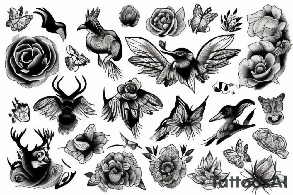 Wildlife tattoo tattoo idea