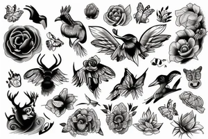 Wildlife tattoo tattoo idea