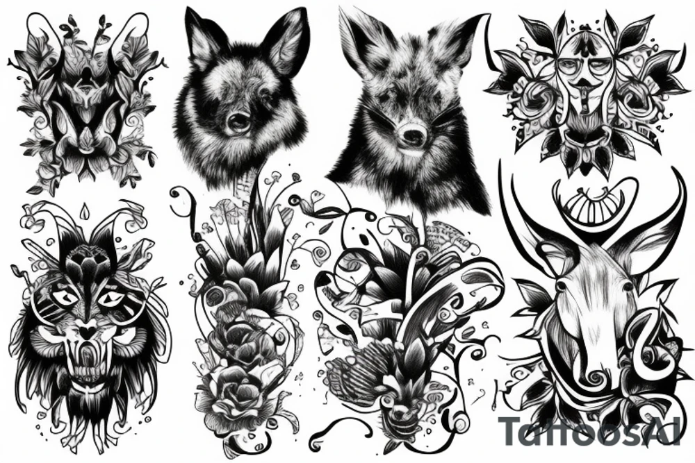 Wildlife tattoo tattoo idea