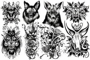 Wildlife tattoo tattoo idea