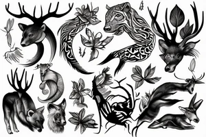 Wildlife conservation tattoo tattoo idea