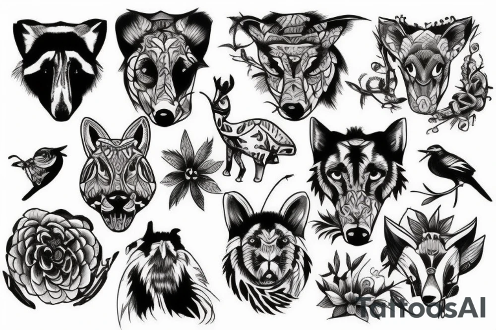 Tattoos of wildlife conservation tattoo idea