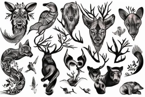 Tattoos of wildlife conservation tattoo idea