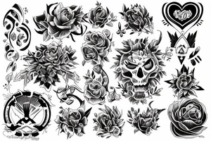 Brother matching tattoo tattoo idea