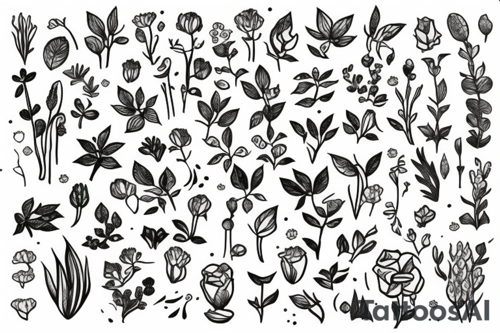 Little plant tattoo idea