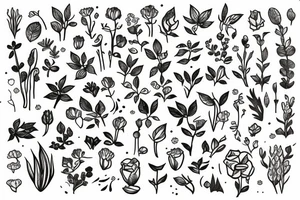 Little plant tattoo idea