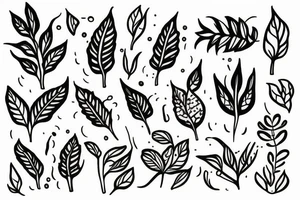 Little plant tattoo idea