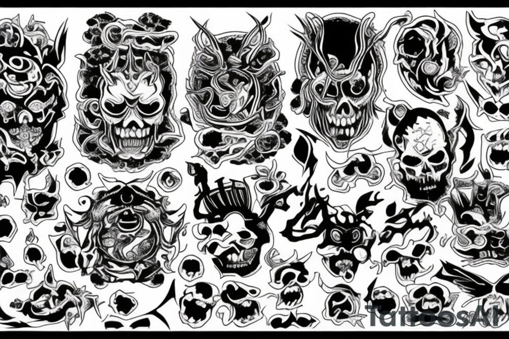 666 6 tattoo idea