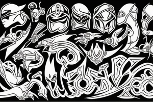 DARK NINJA tattoo idea