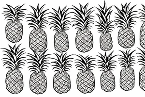 Pineapple tattoo idea