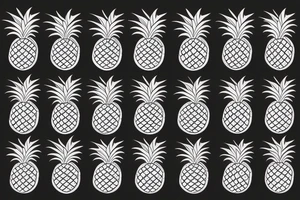 Fun pineapple tattoo idea
