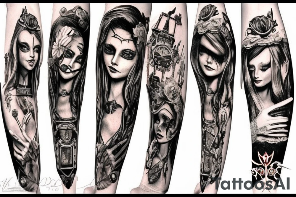 American mcgee alice in wonderland tattoo tattoo idea