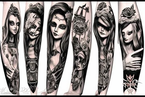 American mcgee alice in wonderland tattoo tattoo idea