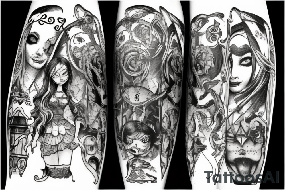 American mcgee alice in wonderland tattoo tattoo idea