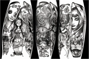 American mcgee alice in wonderland tattoo tattoo idea