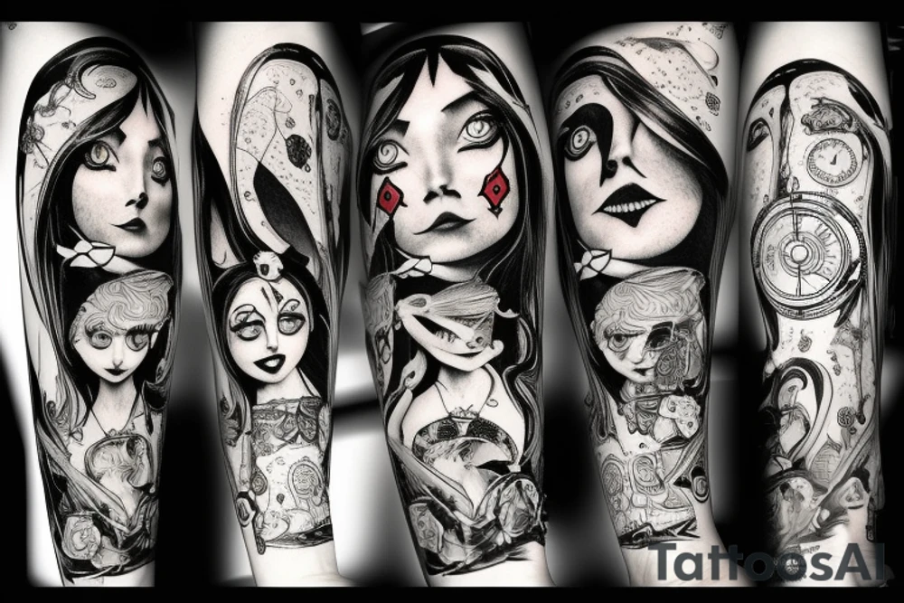 American mcgee alice in wonderland tattoo tattoo idea