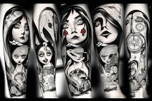 American mcgee alice in wonderland tattoo tattoo idea