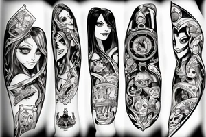 American mcgee alice in wonderland tattoo tattoo idea