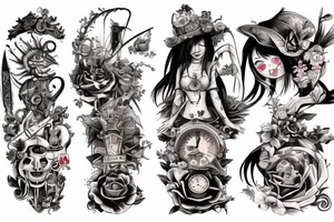 American mcgee alice in wonderland tattoo tattoo idea