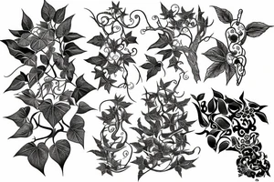 poison ivy tattoo idea