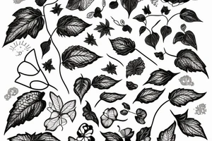 poison ivy tattoo idea