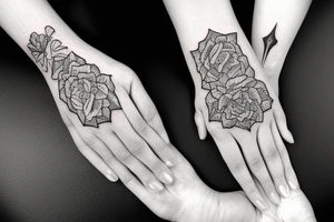 praying hands tattoo idea