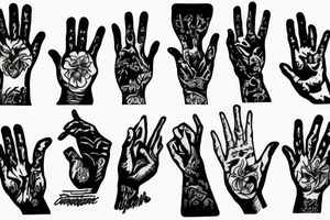 praying hands tattoo idea