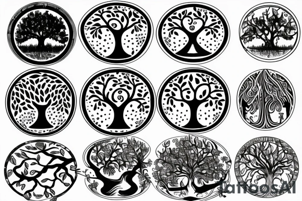 tree of life tattoo idea