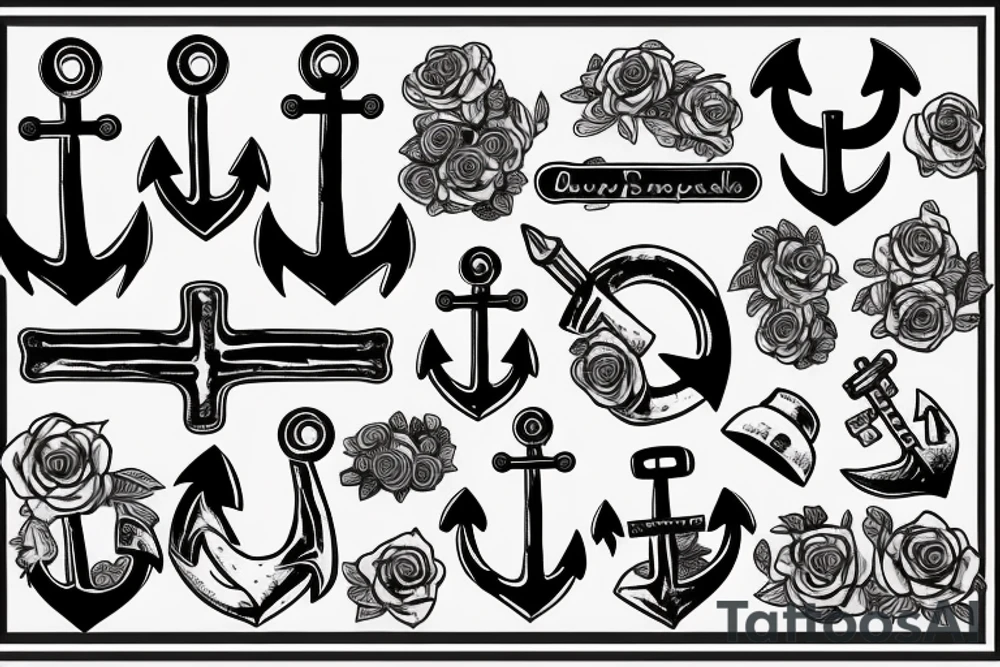 Anchor tattoo idea