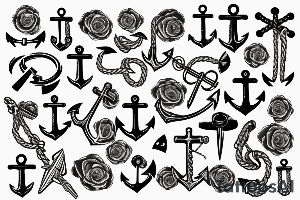 Anchor tattoo idea