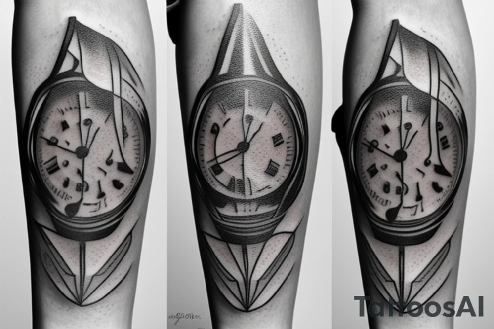 an hourglass tattoo idea