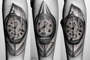 an hourglass tattoo idea