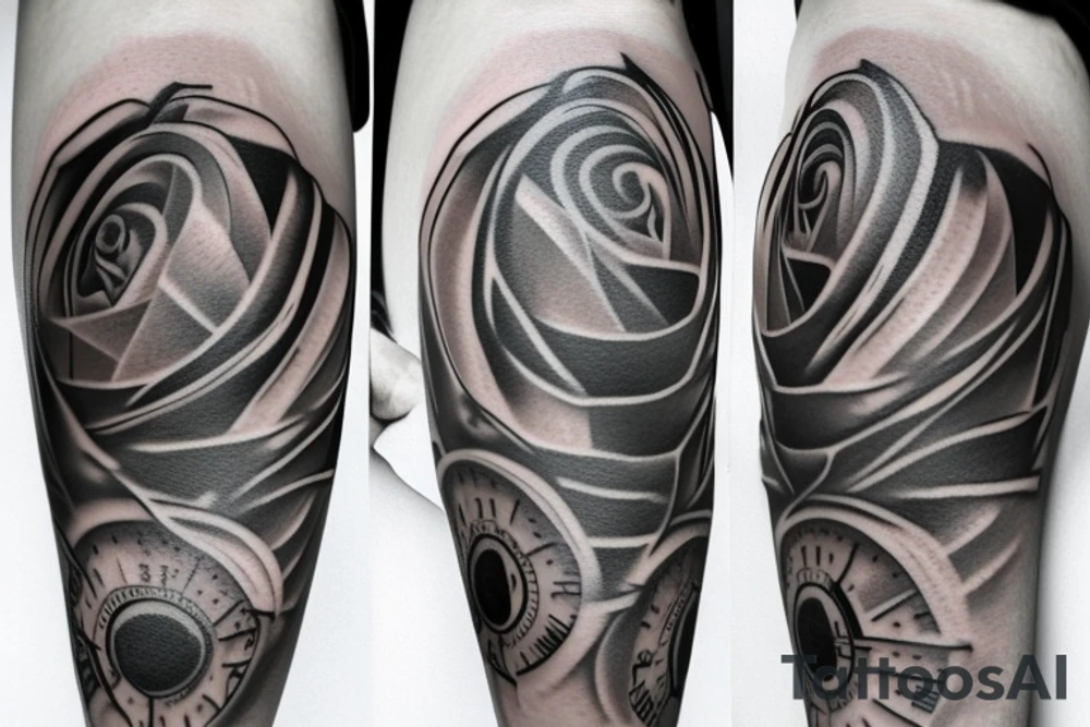 an hourglass tattoo idea