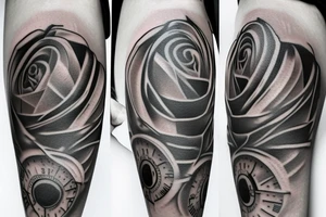 an hourglass tattoo idea