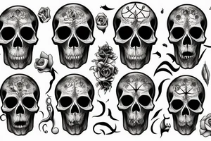 skull tattoo idea
