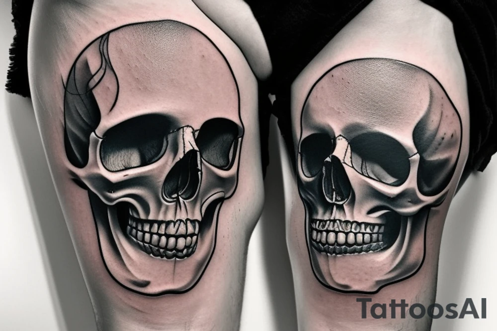 skull tattoo idea