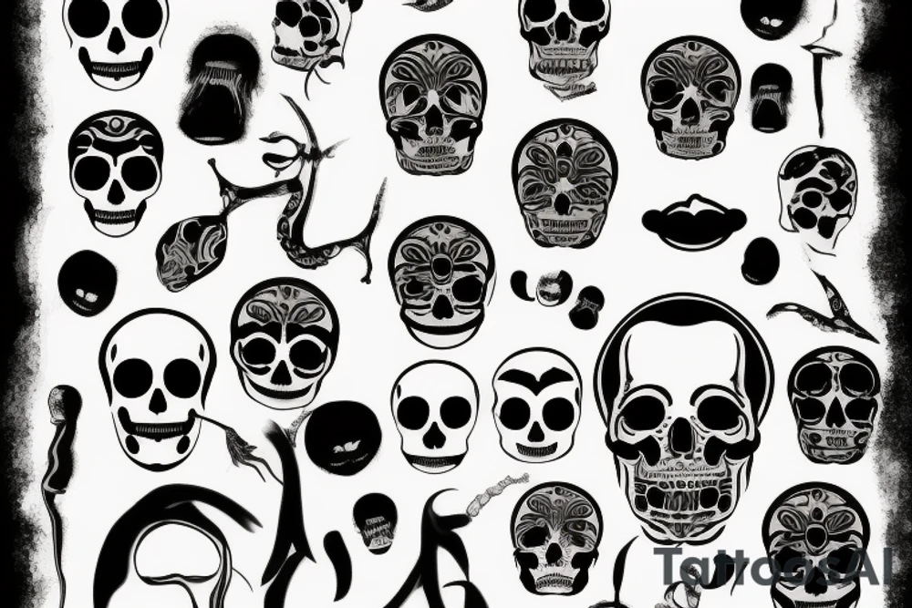 momento mori tattoo idea