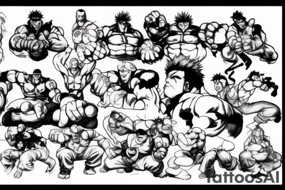 street fighter video game tattoo idea