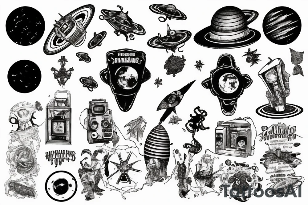 The Hitchhiker's Guide to the Galaxy tattoo idea