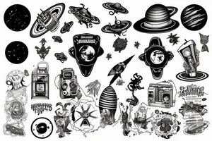 The Hitchhiker's Guide to the Galaxy tattoo idea