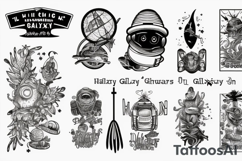 The Hitchhiker's Guide to the Galaxy tattoo idea