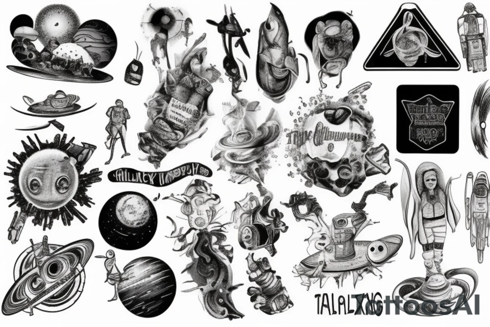 The Hitchhiker's Guide to the Galaxy tattoo idea