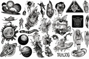 The Hitchhiker's Guide to the Galaxy tattoo idea