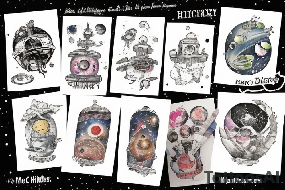 The Hitchhiker's Guide to the Galaxy tattoo idea