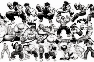 street fighter character tattoo idea