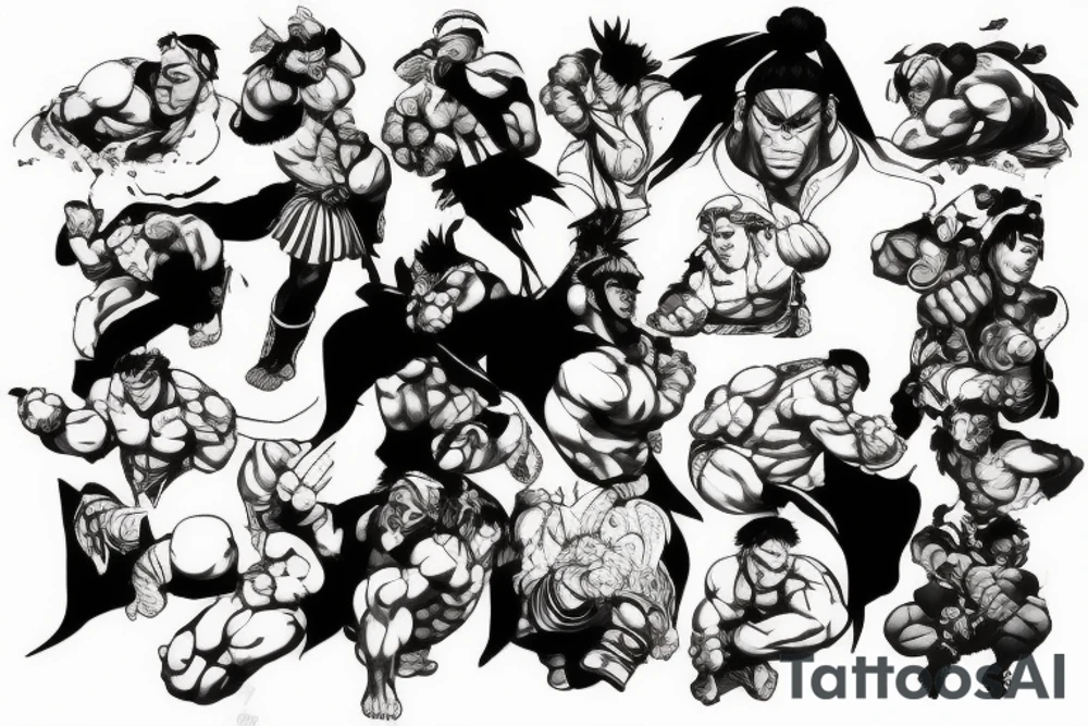 street fighter tattoo idea