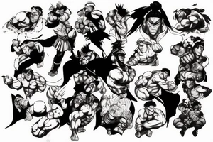 street fighter tattoo idea